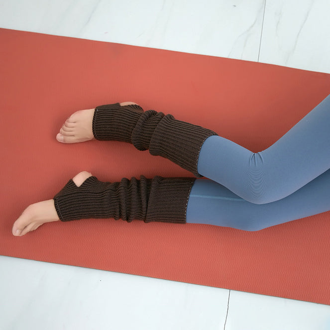 リブニットヨガレッグウォーマー 40cm 5028