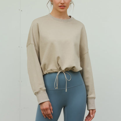 ドルマンスリーブ裾ドロストプルオーバー 2341