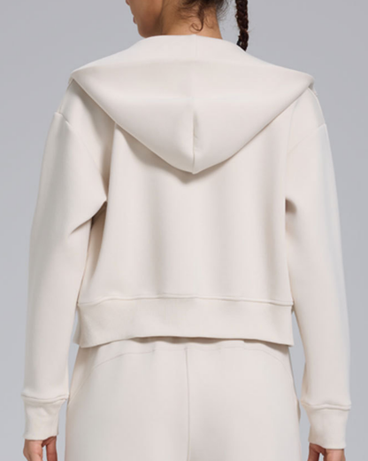 スフレタッチジップアップフリースジャケット 2374