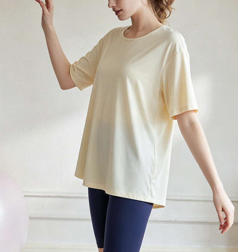 UVカットバックオープンスポーツウェア半袖Tシャツ 2503