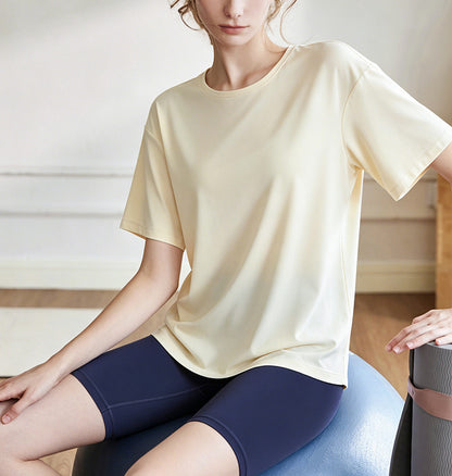 UVカットバックオープンスポーツウェア半袖Tシャツ 2503