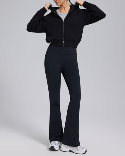 スフレタッチジップアップフリースジャケット 2374