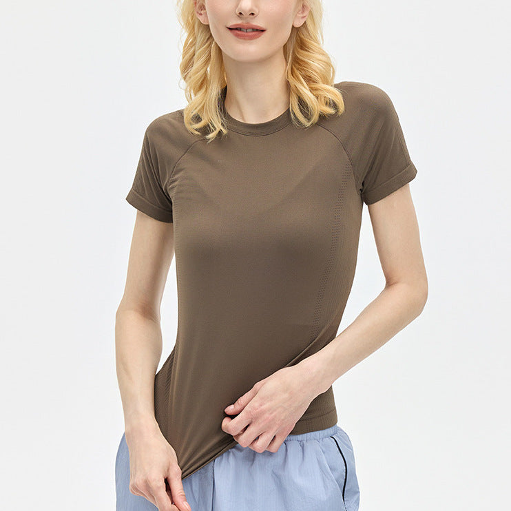 フィットネス半袖トレーニングスポーツウェアTシャツ 2506