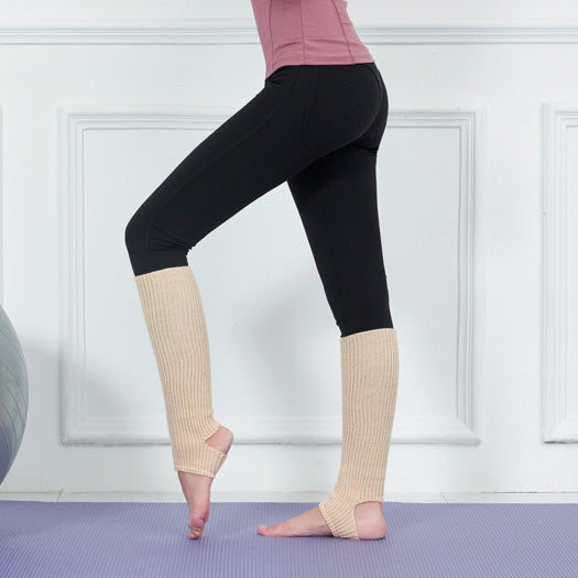 リブニットヨガレッグウォーマー 40cm 5028