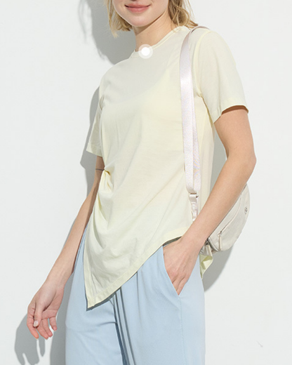 ロケスリットヨガTシャツ 2259