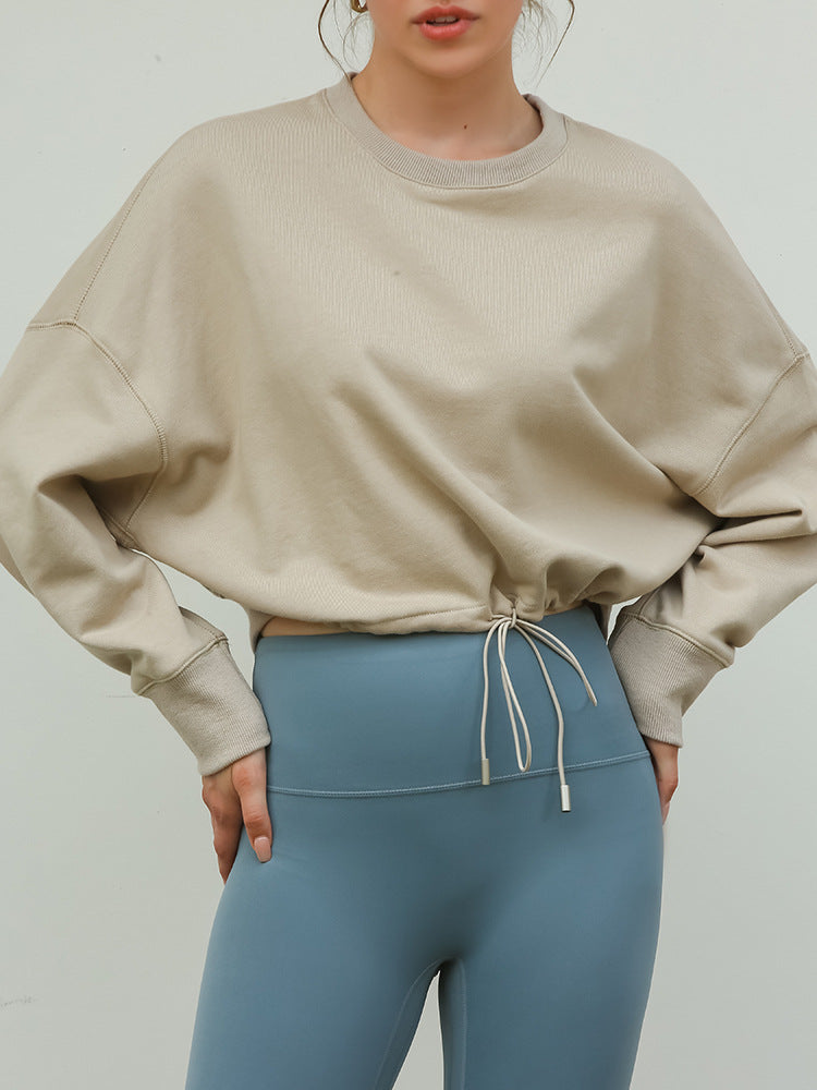 ドルマンスリーブ裾ドロストプルオーバー 2341