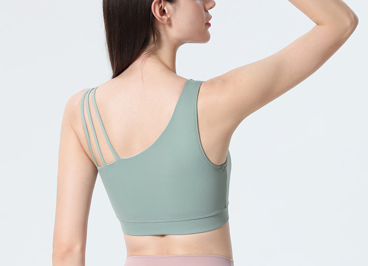 美背フィットネスカップ付きブラトップ 2589