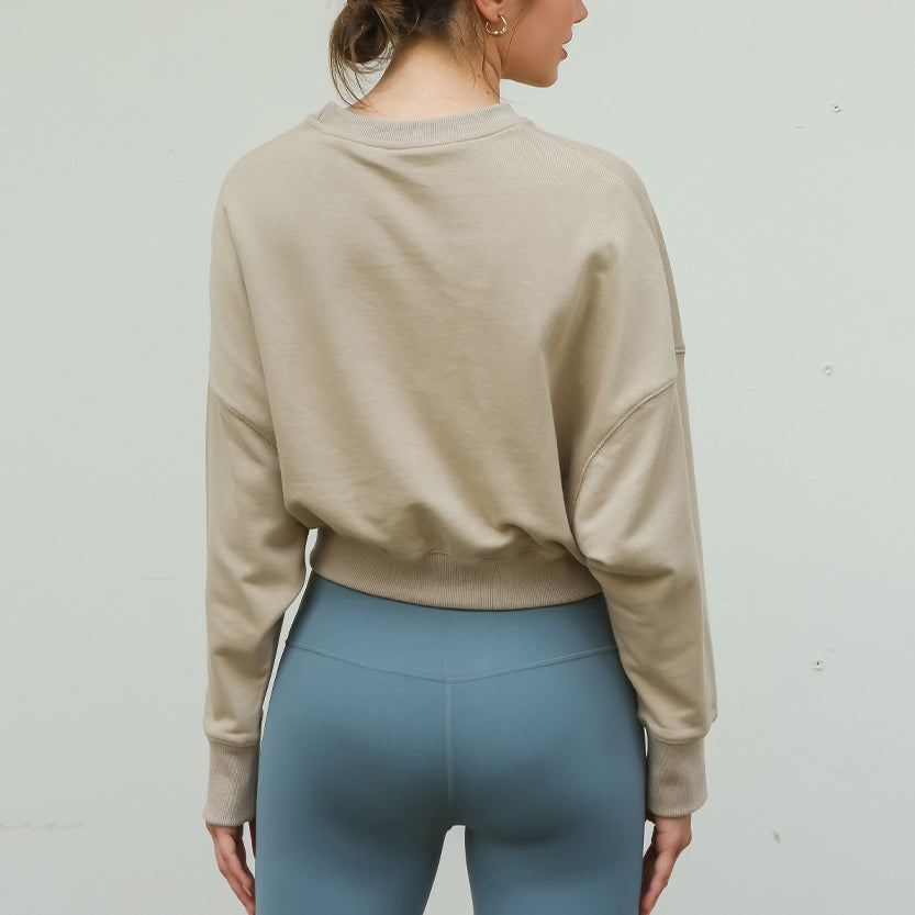 ドルマンスリーブ裾ドロストプルオーバー 2341