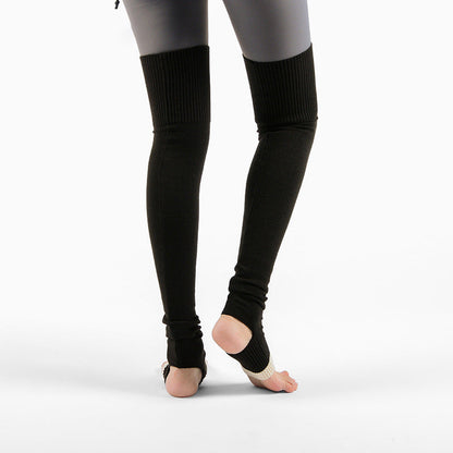 バイカラーリブヨガレッグウォーマー 5035