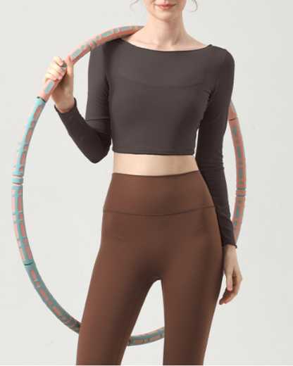 スゥプルボートネックシアーロングトップ 2369