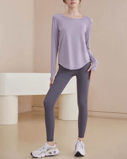 マカ二ヨガロングスリーブ 2370