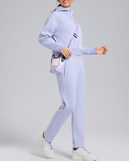 スフレタッチジップアップフリースジャケット 2374