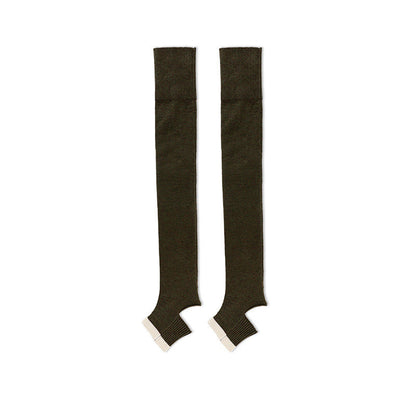 バイカラーリブヨガレッグウォーマー 5035