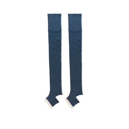 バイカラーリブヨガレッグウォーマー 5035