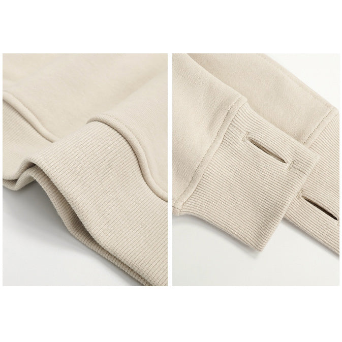 スタンドカラーハーフジッププルオーバー 2367