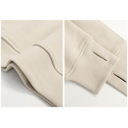 スタンドカラーハーフジッププルオーバー 2367