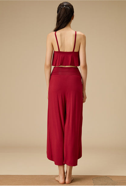 竹繊維プレミアム禅意インサイドフローヨガ2点セット4104