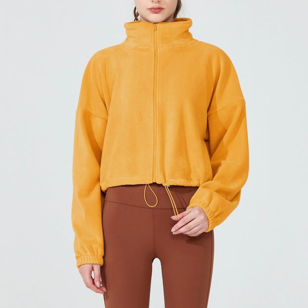 モコモコターフェル スタンドカラー ジャケット 2406