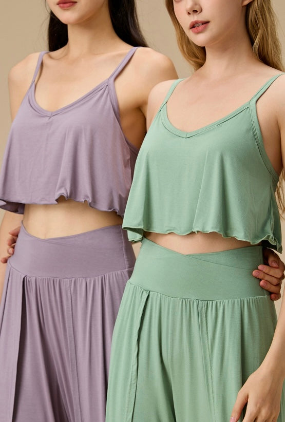 竹繊維プレミアム禅意インサイドフローヨガ2点セット4104