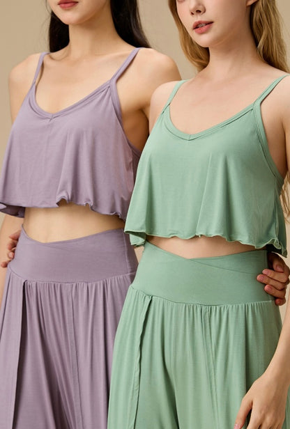 竹繊維プレミアム禅意インサイドフローヨガ2点セット4104