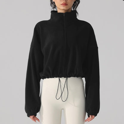 モコモコターフェル スタンドカラー ジャケット 2406