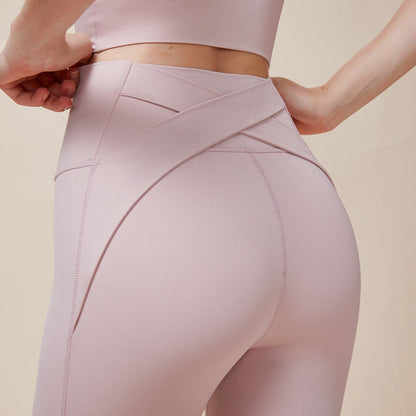 クロスバックフレアフィットレギンス 3119