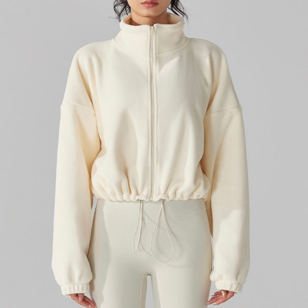 モコモコターフェル スタンドカラー ジャケット 2406