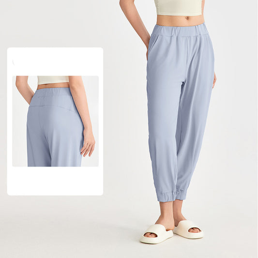 カジュアルスポーツハイウエストゆったりジョガーパンツ 3156