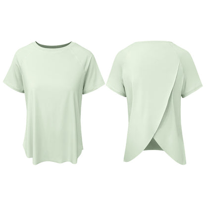 スポーツウェア半袖速乾UVカットジムウェアアウトドアTシャツ 2460