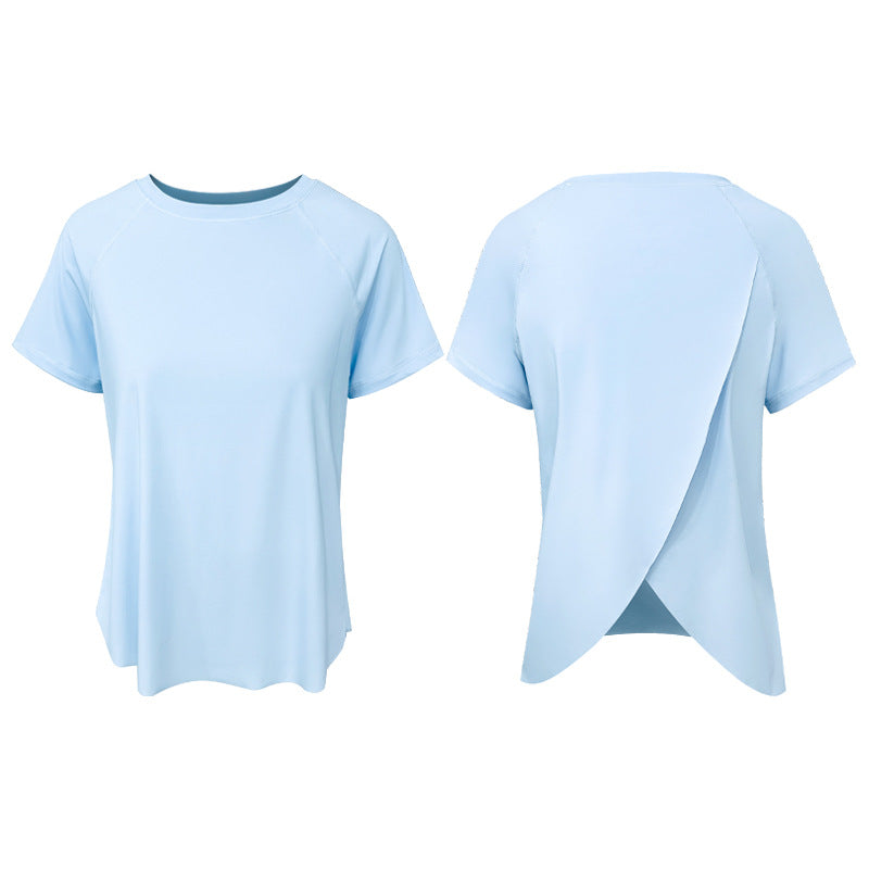 スポーツウェア半袖速乾UVカットジムウェアアウトドアTシャツ 2460