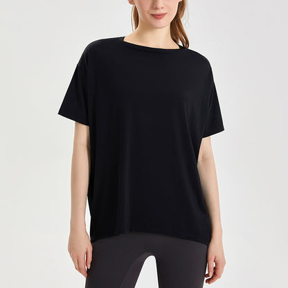 ゆったりドロップショルダーUVカットスポーツウェアＴシャツ 2445