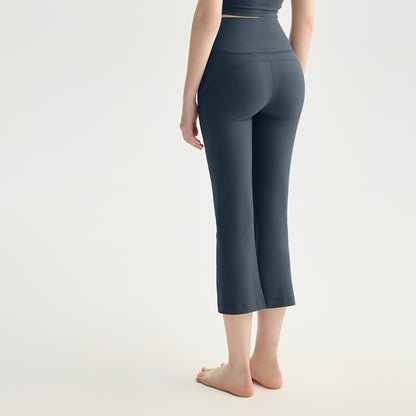 ハイウエストヒップアップフレアパンツヨガパンツ 3175