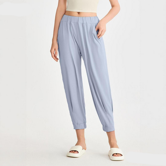 カジュアルスポーツハイウエストゆったりジョガーパンツ 3156