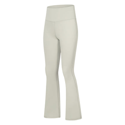 美脚ハイライズ フレア フィットネスパンツヨガ 3132